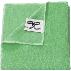 Unger MF400 Microfasertuch Microwipe Smart Color 4000 grün zum Nachpolieren auf allen Oberflächen, 40x38 cm