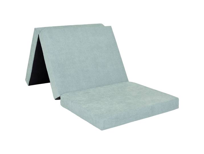 Klappmatratze Teo mint Polyester Bezug, Schaumstoff 80 x 195 cm H3 - Mittel