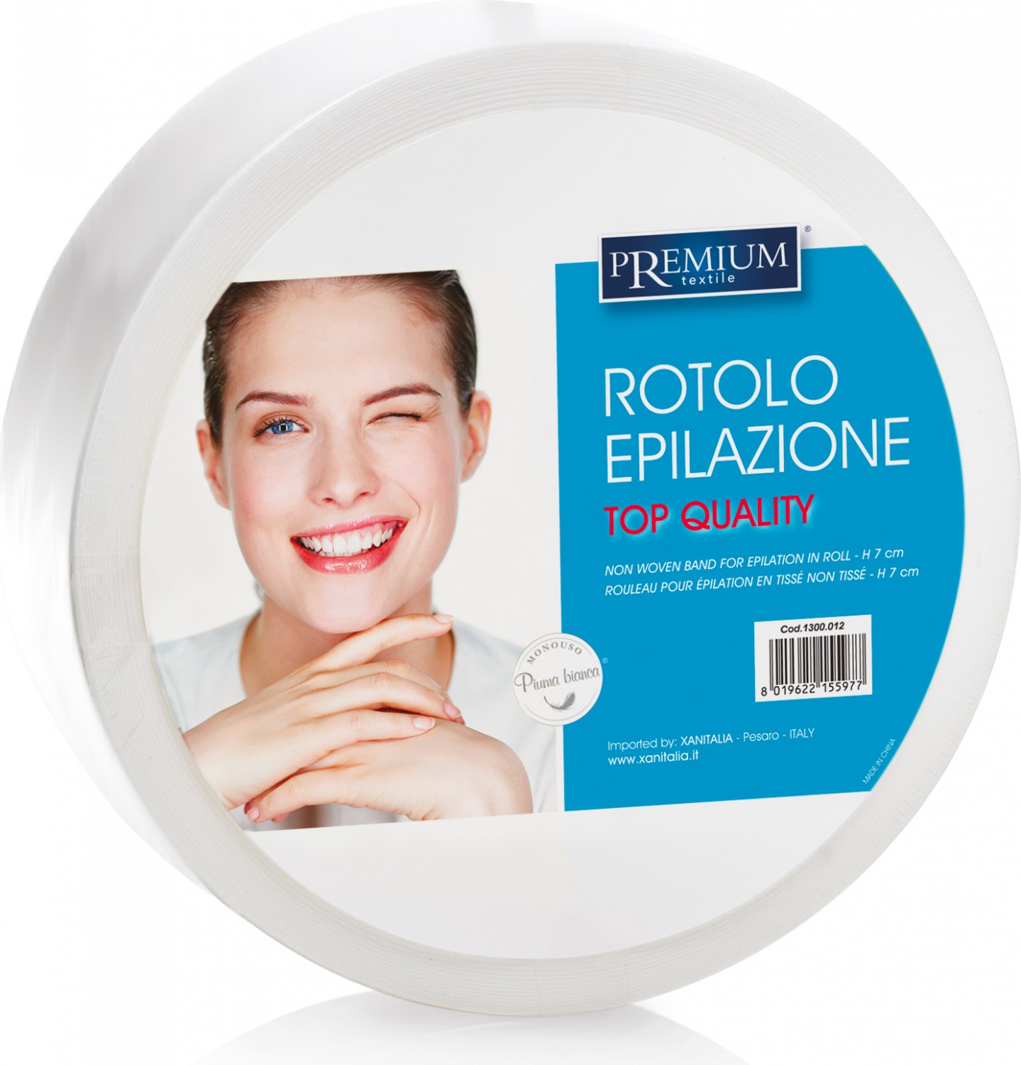 XanitaliaPro Rollenware für Enthaarung aus Vlies XP-1.300.012