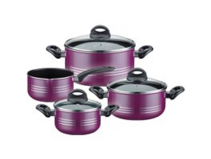 GSW Batterie de cuisine Milano Color 7 pièces (Lilas)
