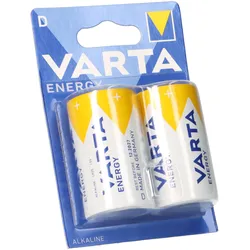 Varta Energy D Mono Batterie 1,5V AlMn 2er Blister