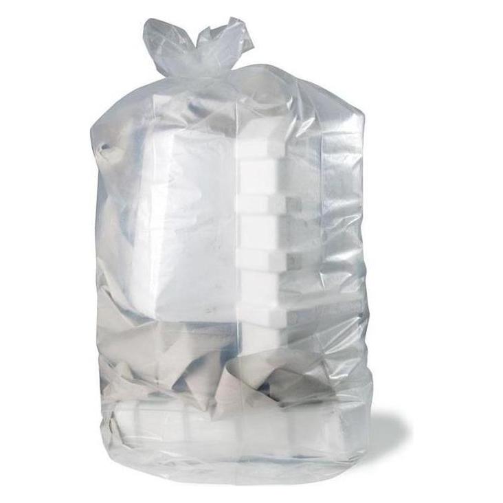 Transpak Abfallsack Premium Grösse L Masse 800+500x1700mm Stärke 80µ PE transparent Inhalt 500l (50x) (8160173)