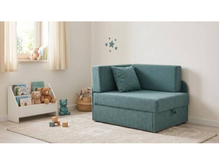 Family Meble Kinder-Schlafsofa Denis Angel mit Bettkasten, ausziehbar – Variante Angel 14