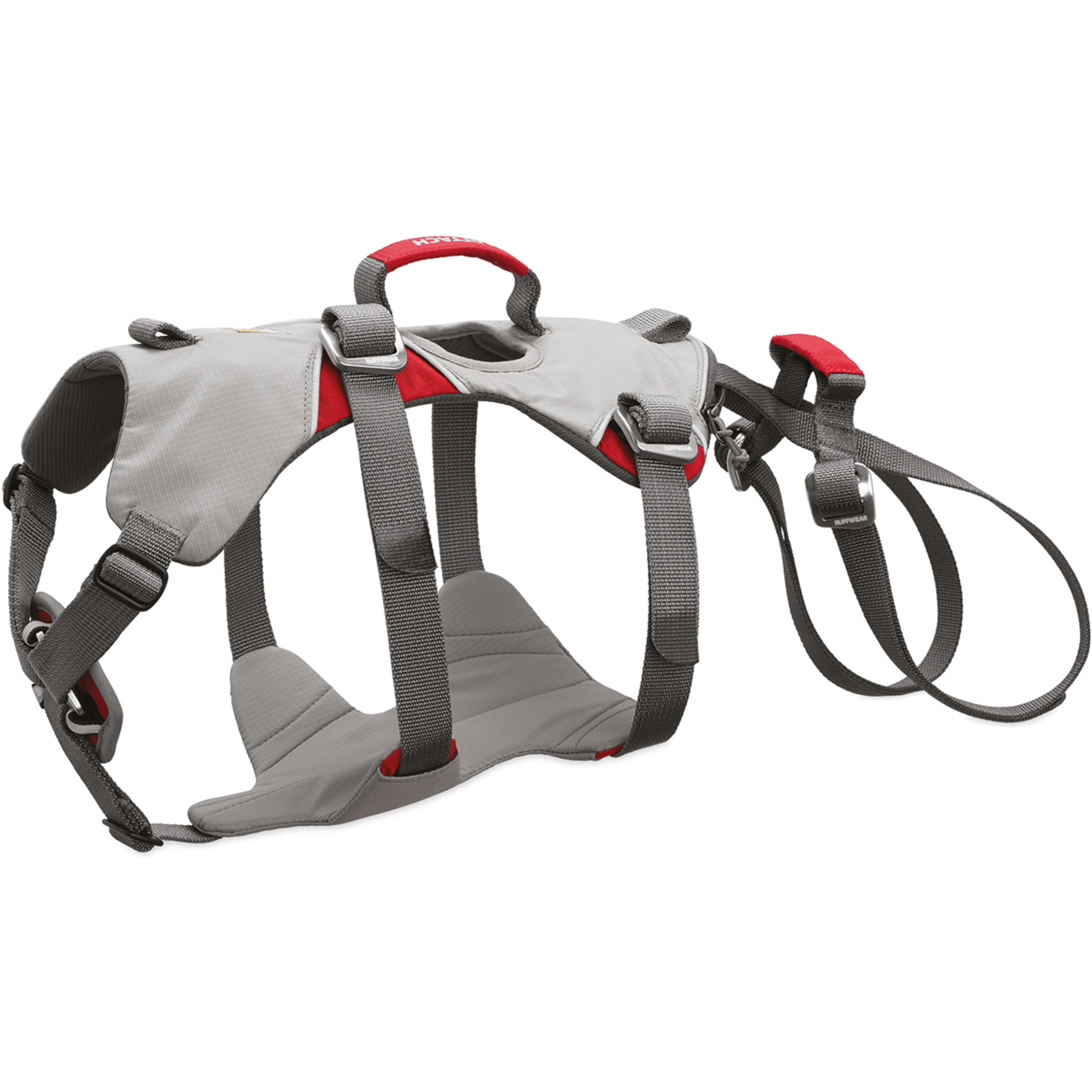 Ruffwear Doubleback Harness Hundegeschirr Hundegeschirre grau Größe S (56-69cm)