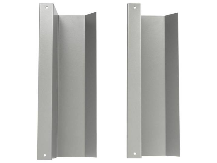 Moderano Kabelhalter, Alufarben, Metall, 37x16x11.5 cm, Made in Germany, Büromöbel, Büromöbelset, Büromöbelserien