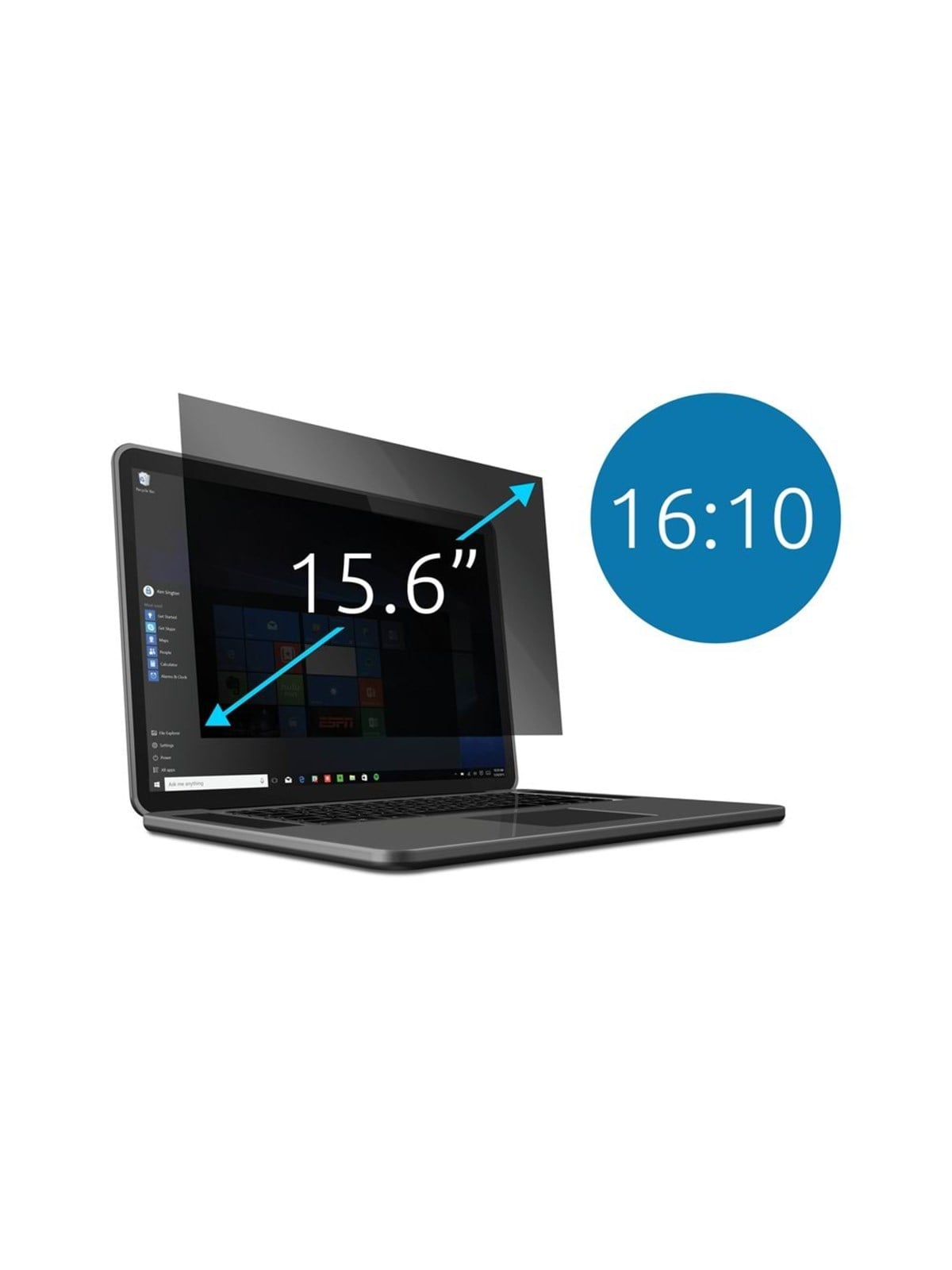 Kensington 15.6" (16:10) Blickschutzfilter für Laptops