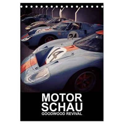 MotorSchau Goodwood Revival (Tischkalender 2027 DIN A5 hoch), CALVENDO Monatskalender