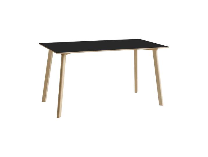 HAY CPH210 Deux 2.0 Tisch 75x140 cm Black laminate-untreated beech