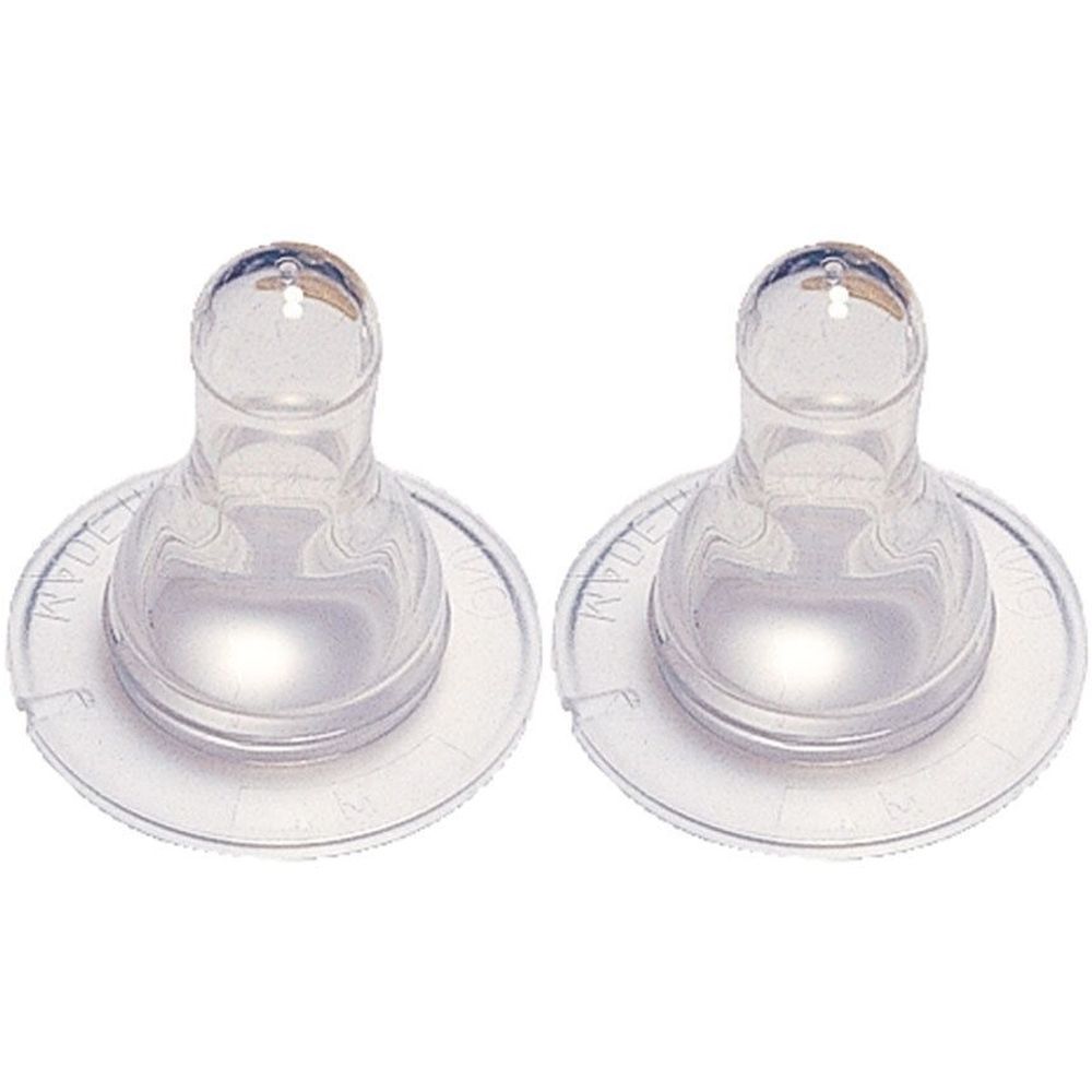 Sauger Milch Kirsche m.Vent.Silik.0-18 Mon. 2x 2x2 St