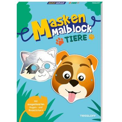 Masken-Malblock.Tiere, Taschenbuch von Carmen Eisendle, Tessloff Verlag Ragnar Tessloff GmbH & Co. KG, 978-3-7886-4707-0