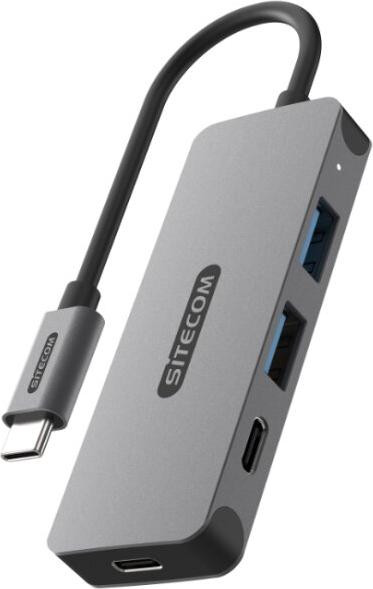 Sitecom USB-C naar 2x USB-A en 2x USB-C hub