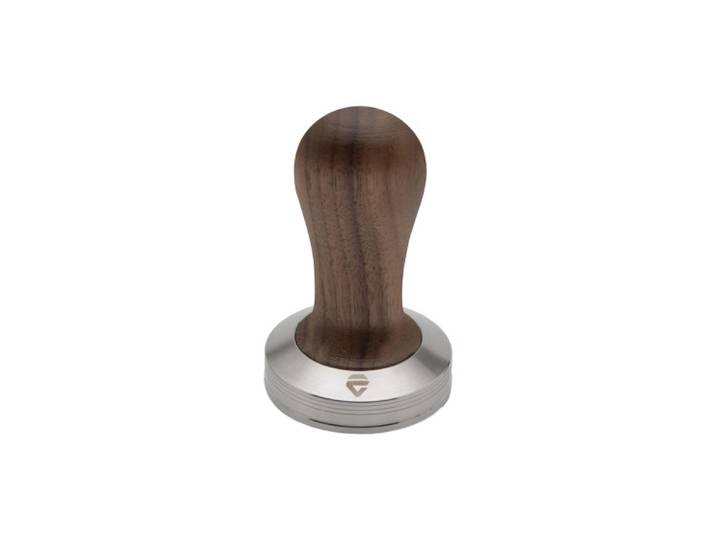 Lelit PLA481N Tamper 58 mm mit einem Griff aus Walnussholz