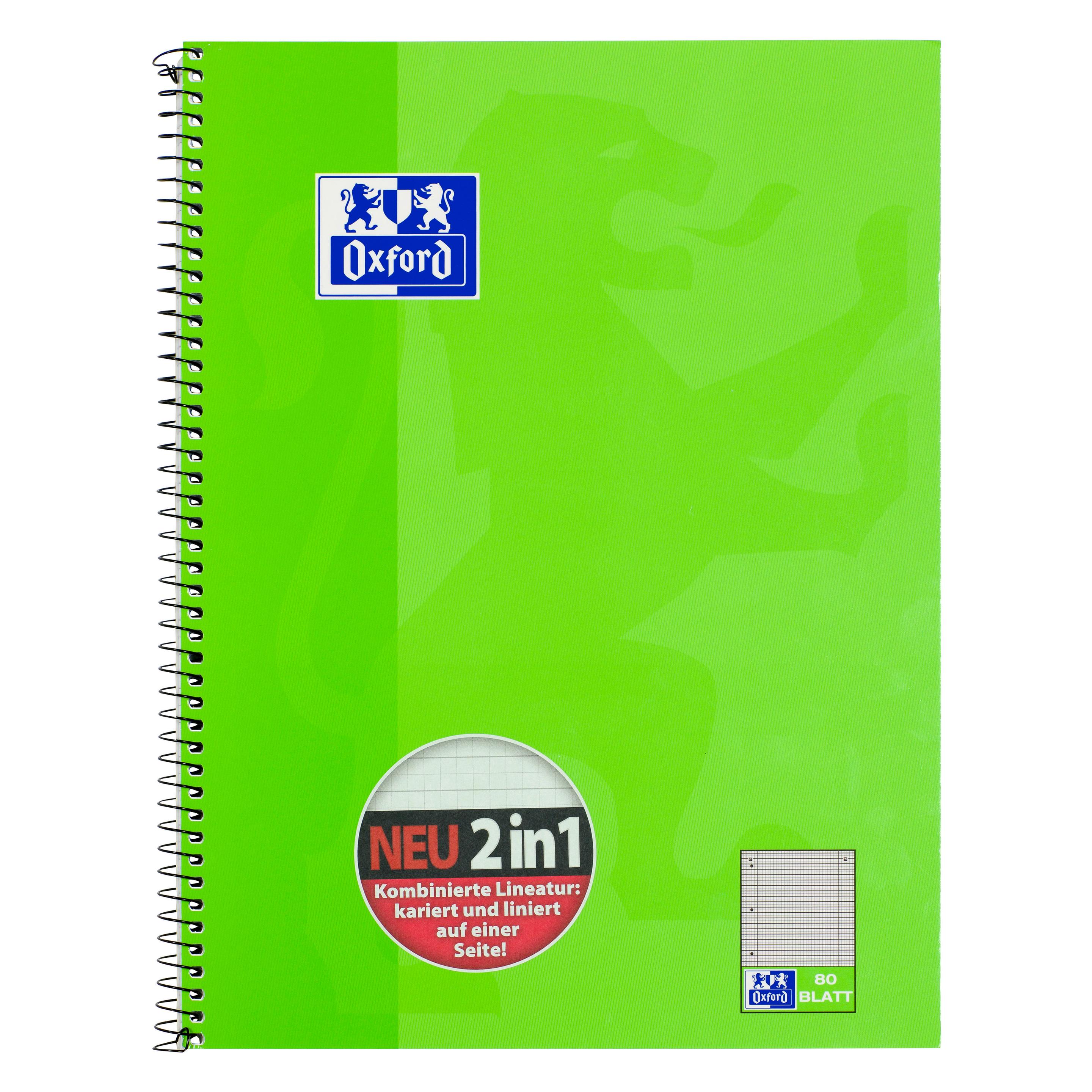 Oxford Collegeblock (A4+, Kariert, Weicher Einband) (100050362)