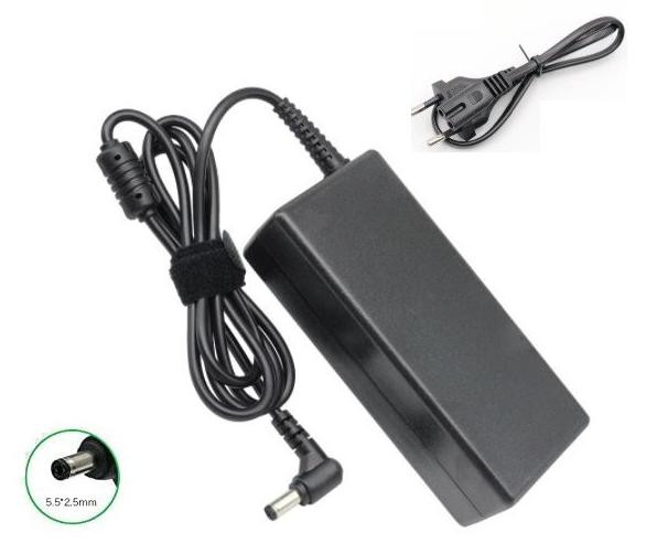 DrPhone AC/DC Adapter 19V 2.37A 45W Laptop Lader met AC-kabel voor ASUS