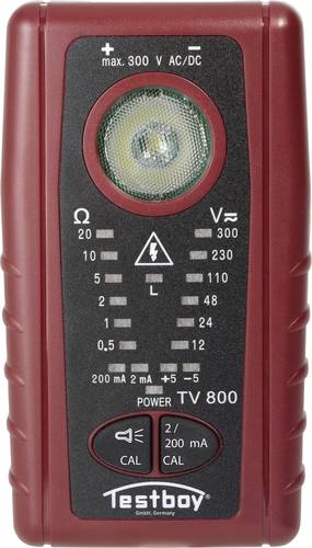 Testboy TV 800 Durchgangsprüfgerät CAT III 300V Akustik
