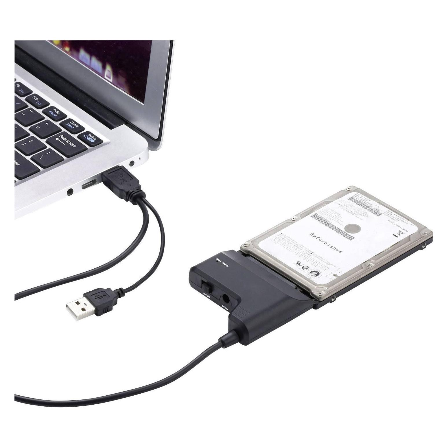 Renkforce USB 2 zu SATA Adapterkabel 30 cm (30 cm, SATA, USB 2.0) (1490971)