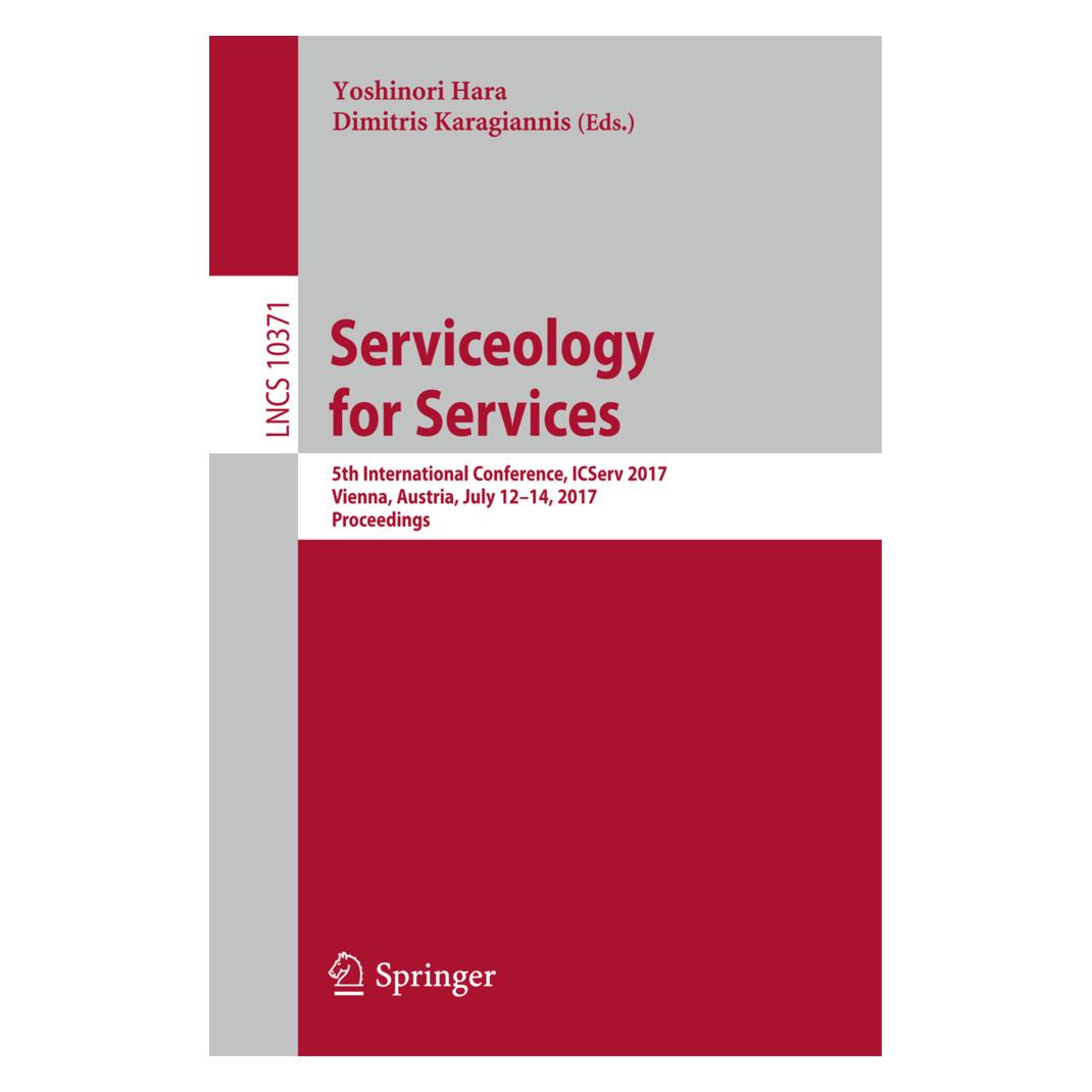 Springer Serviceologie voor diensten (Englisch, Softcover, Dimitris Karagiannis, Yoshinori Hara) (35127746)