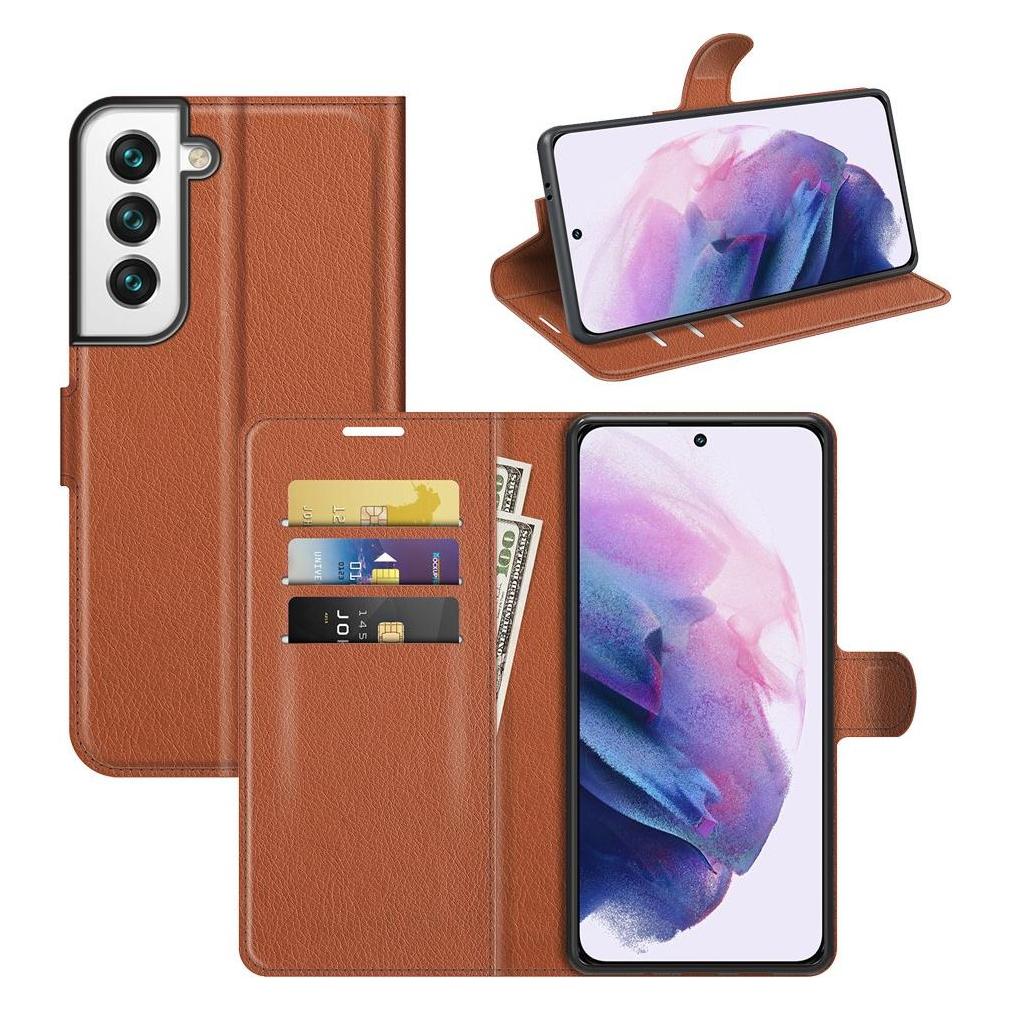 Cover-Discount Galaxy S22 - Leder Etui Hülle braun (Samsung Galaxy S22) (101239985I)