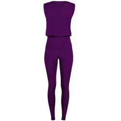 WINSHAPE Damen Functional Comfort Jumpsuit JS102LSC, Größe L in Lila Lila