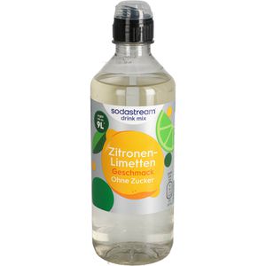 Sodastream Sirup Zitrone-Limette, zuckerfrei, Getränkesirup für ca. 9 Liter Fertiggetränk, 440 ml