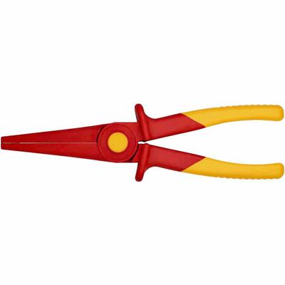 KNIPEX Flachzange, 220mm, Schutzisoliert 1000 V, 2-Komponenten, VDE-geprüft, 98 62 02