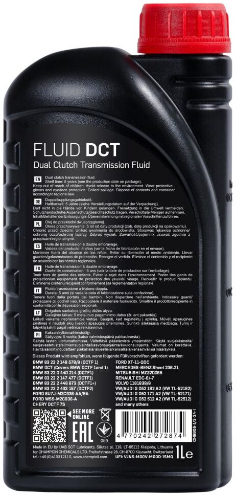 Automatikgetriebeöl CHEMPIOIL DCT Fluid 1L