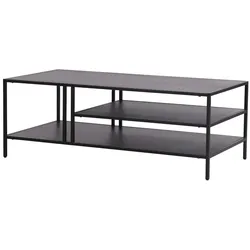 Helloshop26 - Couchtisch aus Metall 40 x 110 x 55 cm schwarz