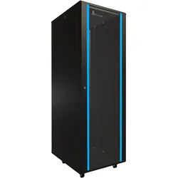 Extralink EX.11397 Rack 37U Freistehendes Gestell (37 HE, 19 Zoll Rack), Serverschrank, Schwarz