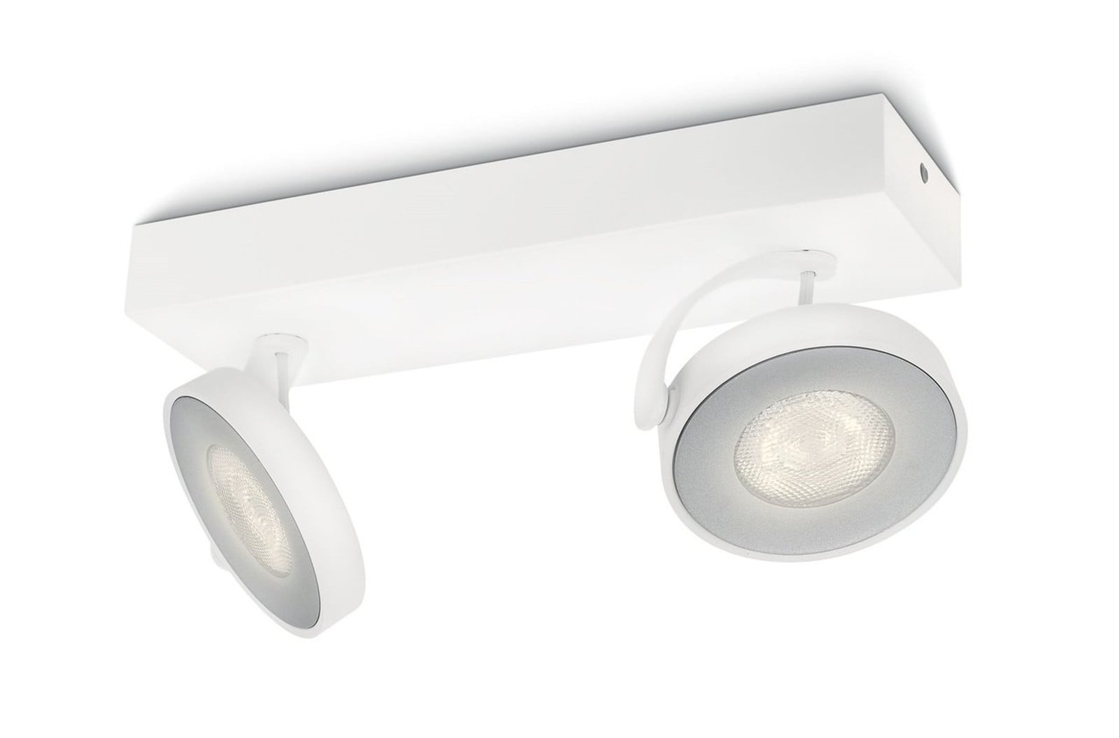 Philips WarmGlow Clockwork LED inbouwspot wit, 2 stuks, 9 W, 2700 K