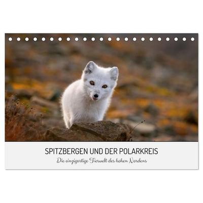 Spitzbergen und der Polarkreis (Tischkalender 2027 DIN A5 quer), CALVENDO Monatskalender