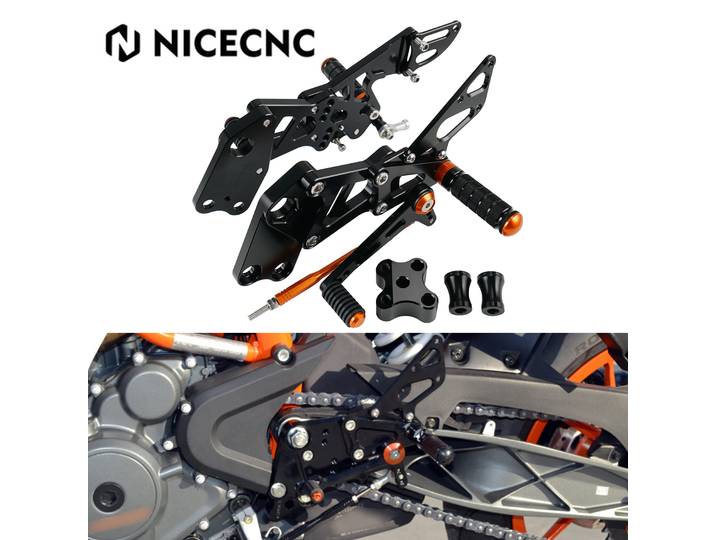 Repose-pieds réglables pour KTM RC 125 200 390 2014-2021, RC125 RC200 RC390 2014 2015 2016 2017 2018 2019 2020 2021