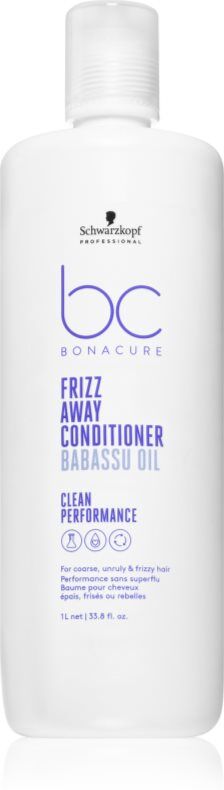 Schwarzkopf Professional BC Bonacure Frizz Away Conditioner Conditioner für unnachgiebige und strapaziertes Haar 1000 ml