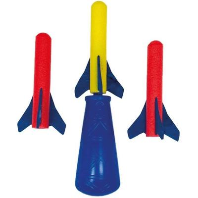 Paul Günther 1557 - PUMP ROCKET Raketen-Spiel, Schaumstoff, 3-teilig