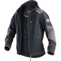 KÜBLER Strickjacke dunkelgrau/schwarz XXL - 1741 9511-9899-XXL - dunkelgrau/schwarz