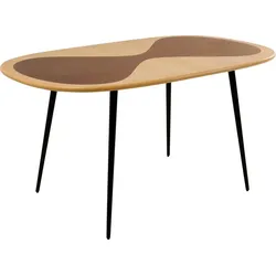 KARE X KARIM RASHID Esstisch Petal 70858 150 x 90 cm Holzoptik Braun