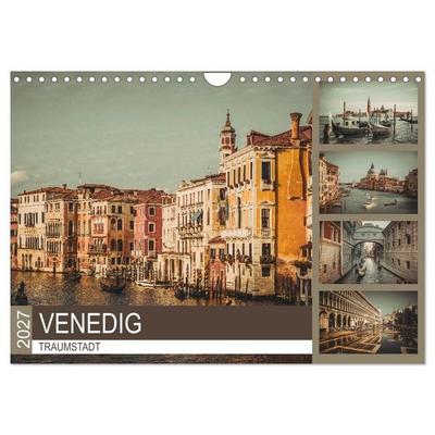 Traumstadt Venedig (Wandkalender 2027 DIN A4 quer), CALVENDO Monatskalender