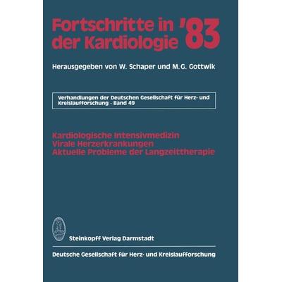 Fortschritte in der Kardiologie, Taschenbuch von , Steinkopff, 978-3-7985-0630-5