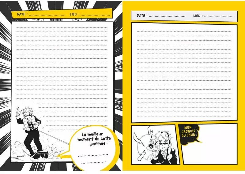 Ma papeterie créative : Mon carnet top secret Manga - Auzou