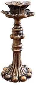 Inspire Daily Merch Antique Bronze Finish Resin Candle Holders Vintage Taper Candle Sticks For Wedding Dinner Party Table Centerpiece Decor 3