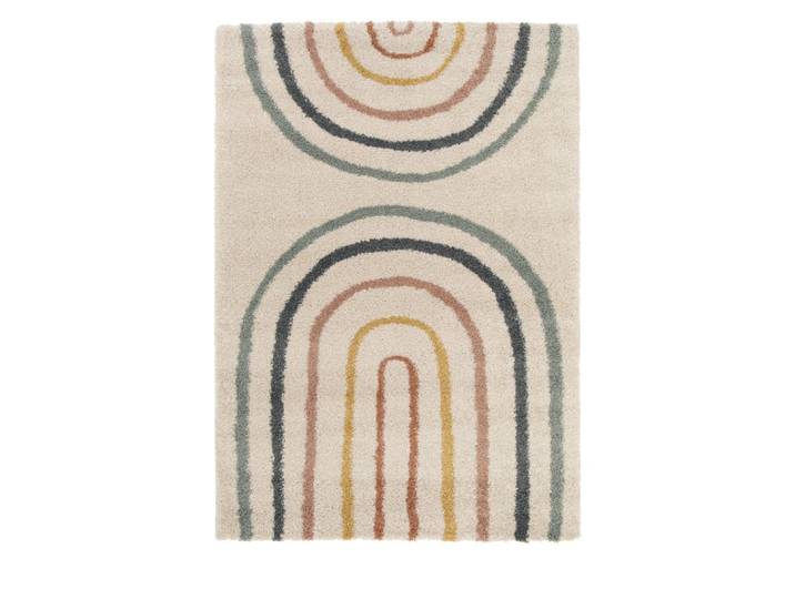 Tapis contemporain géométrique - 160x230cm multicolore polypropylène