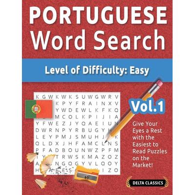 Portuguese Word Search - Level Of Difficulty, Taschenbuch von Best Activity Books, Linguas Classics