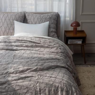 Cottage Home Asher Silver Birch Cotton Quilt Set