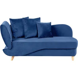 CHAISELONGUE-LINKSSEITIGE Blau Meri
