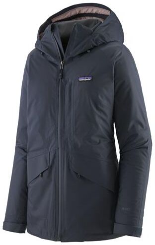 Patagonia Womens Insulated Snowbelle Jacket, Smolder Blue M