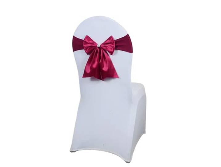 Stuhlschleifen für Hochzeiten 10/50/100PCS Satin Schärpen for Hochzeit Stühle Schleifen Krawatten Spandex passen alle Dekoration Hotel Geburtstag Party(3,50pcs)