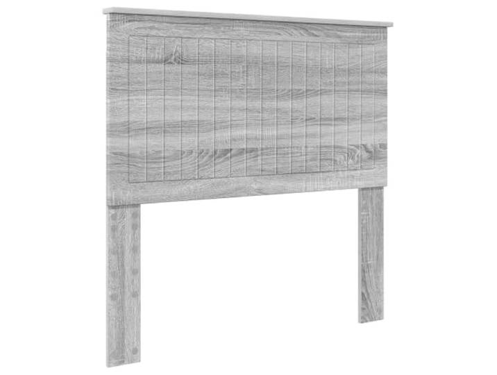 Makastle Kopfteil Grau Sonoma Holzwerkstoff 102x100 cm Minimalistisches Design