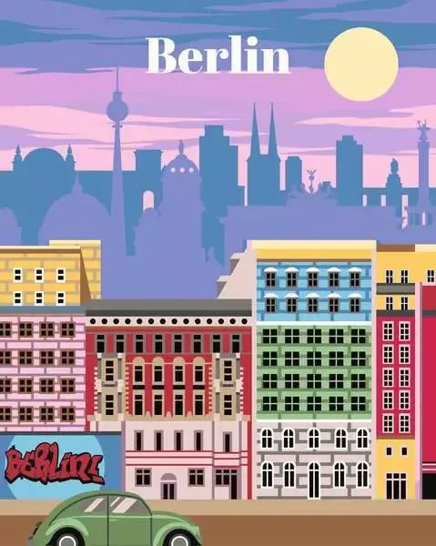 Ravensburger CreArt - Farbenfrohes Berlin