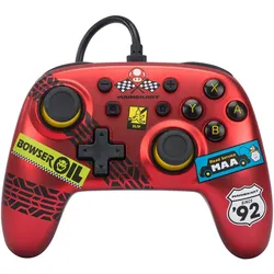 Analog Gamepad für Nintendo Switch  Nano Wired Controller Mario Kart: Racer Red (Rot)