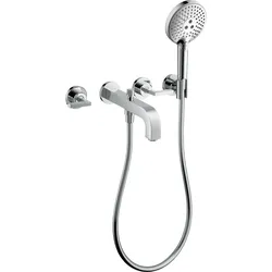 hansgrohe AXOR Citterio 3-Loch Wannenarmatur mit Hebelgriffen, 39448000, Farbe: Chrom