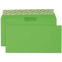Elco, Briefumschlag, Couvert Color o/Fenster C5/6 18833.62 100g, grün 250 Stück (C5/6, DL, 250x)